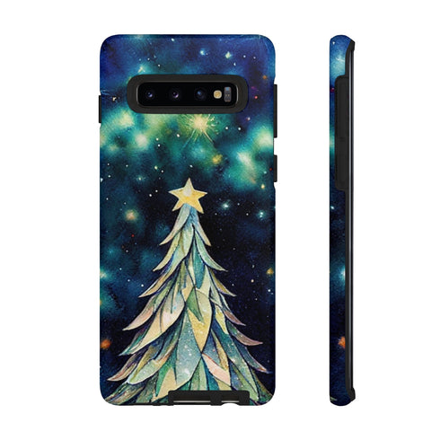 Christmas Tree On a Sky Full of Stars - Impact Resistant Phone Case Samsung Galaxy S10 Matte